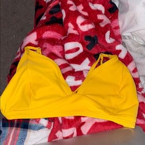 yellow bathing suit